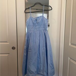 Anthropologie Sky Blue Midi Dress